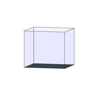 40x35x35 Cm Full Ultra Clear Rodajlı 6mm Cama Cam Akvaryum