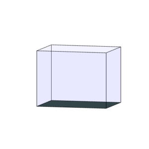 45x35x35 Cm Full Ultra Clear Rodajlı 6mm Cama Cam Akvaryum