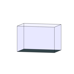 60x40x40 Cm Full Ultra Clear Rodajlı 8mm Cama Cam Akvaryum