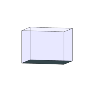 60x45x45 Cm Full Ultra Clear Rodajlı 10mm Cama Cam Akvaryum