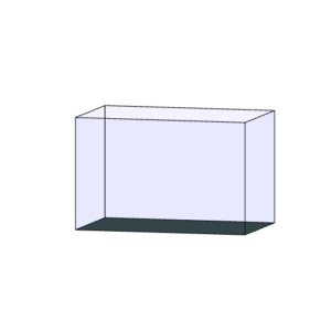 70x45x45 Cm Full Ultra Clear Rodajlı 8mm Cama Cam Akvaryum