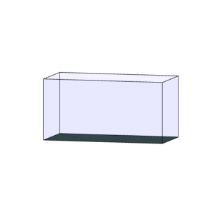 90x45x45 Cm Full Ultra Clear Rodajlı 10mm Cama Cam Akvaryum