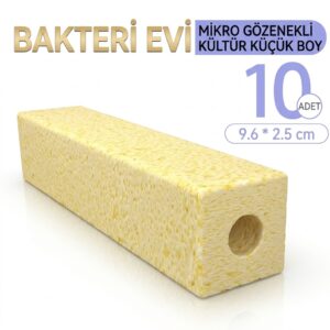 Bacterial House Yellow, Square-Shaped 9.6*2.5cm