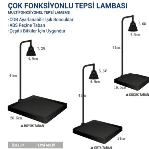 Yikeda Tray light stand