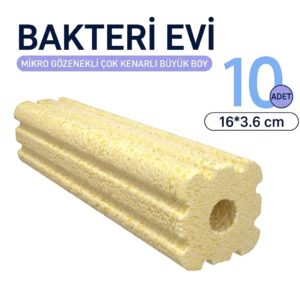 Bacterial House Yellow, Polygonal 16*3.6cm